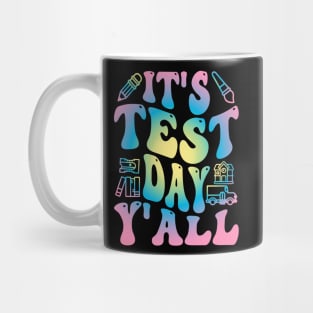 Funny Testing Day It's Test Day y'all Mug